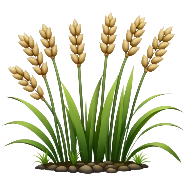 Bulrushes cattails plantS emoji