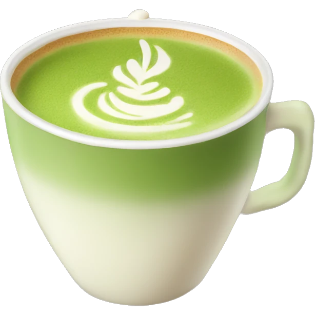 Matcha latte emoji