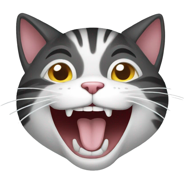 Laughing cat  emoji