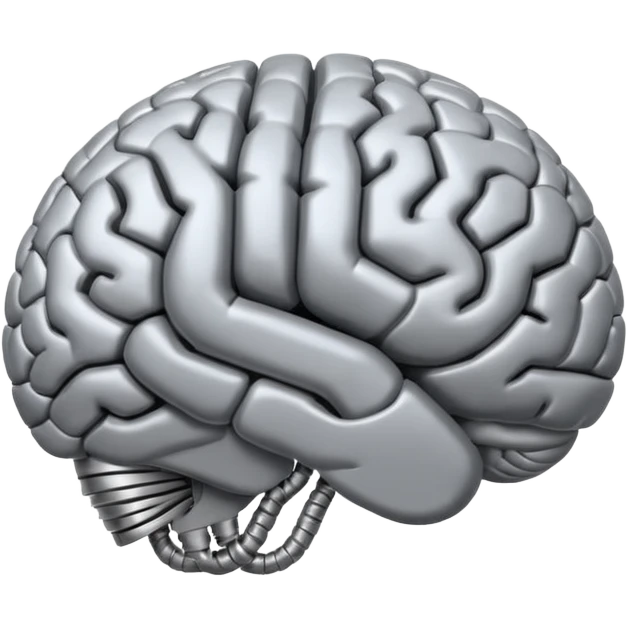 Half spring and half brain connected each other  emoji