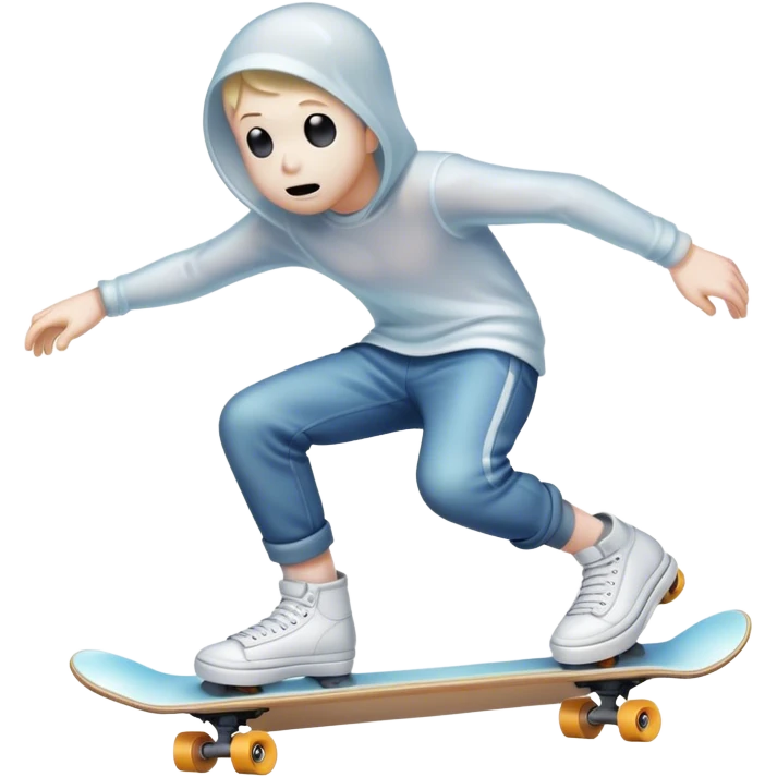  ghost skater boi ghost sk8 boarding emoji