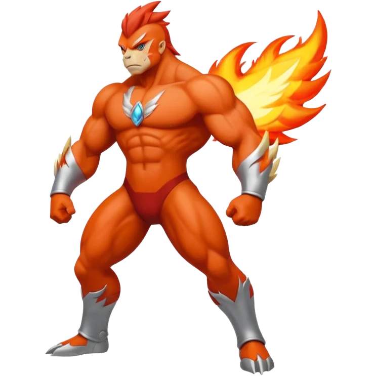 Blaziken (full body) emoji