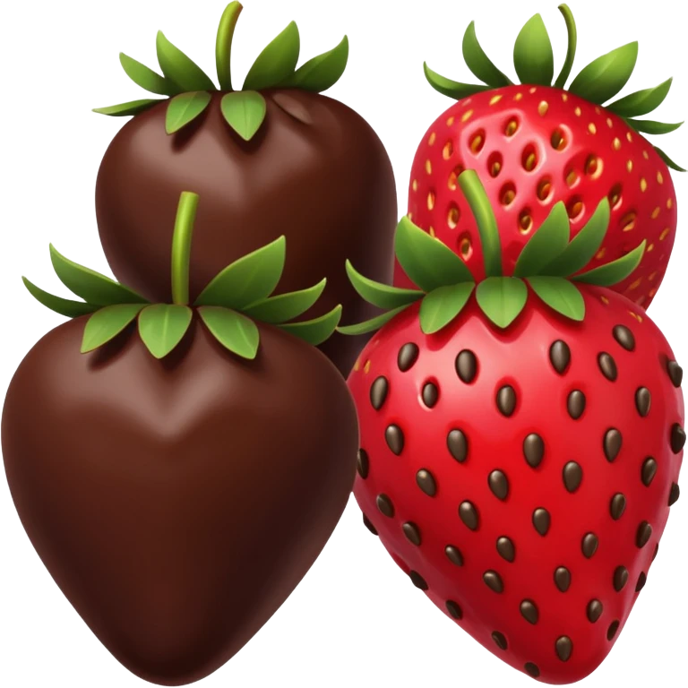 chocolate covered fruit emoji