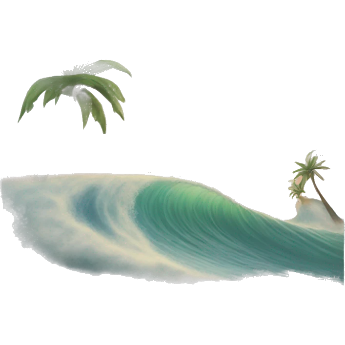 Surf vibes emoji, outer banks emoji