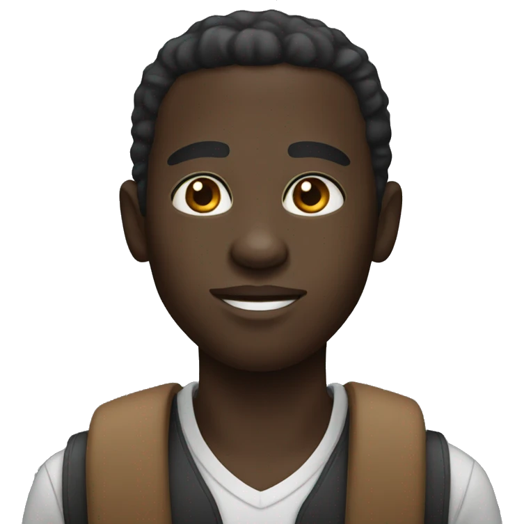 black african male emoji