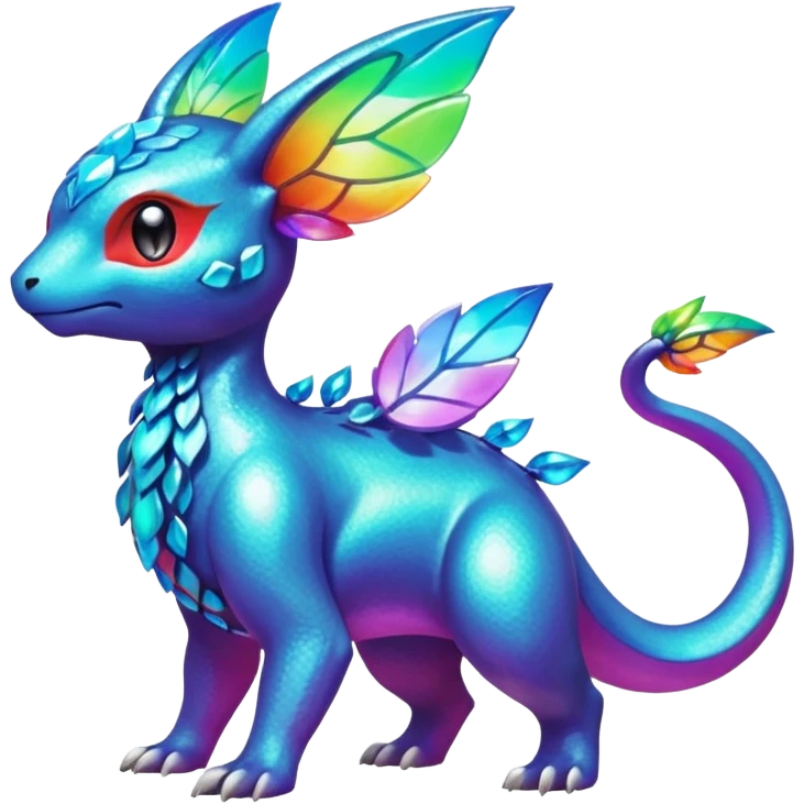 Elemental magical colorful exotic Pokémon-Fakémon-creature emoji
