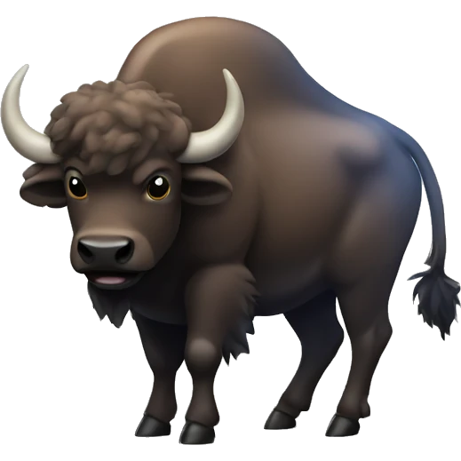 buffalo with lightning  emoji
