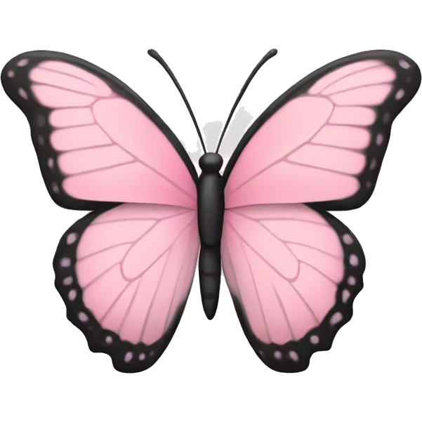 Light pink butterfly  emoji