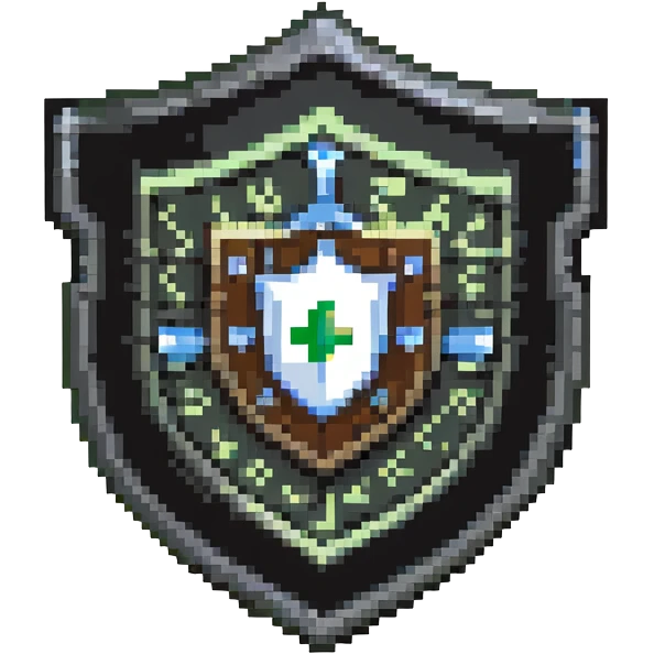 Shield logo with </> code symbols on it emoji