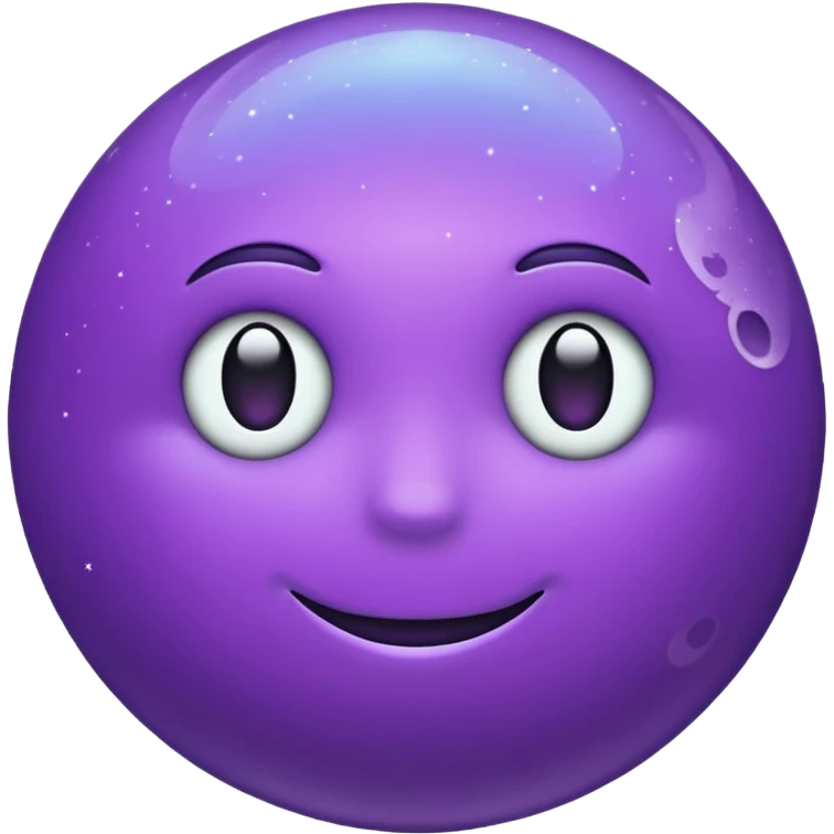 purple moon emoji