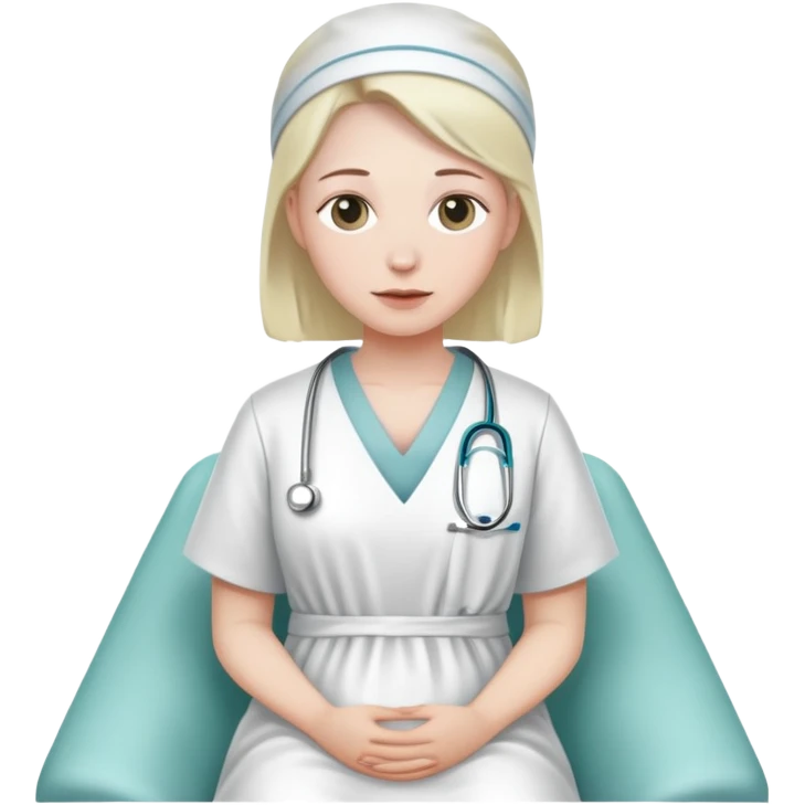 Hospital patient emoji