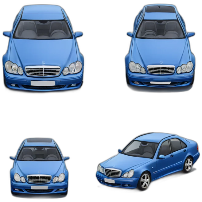 mercedes w203 blue emoji