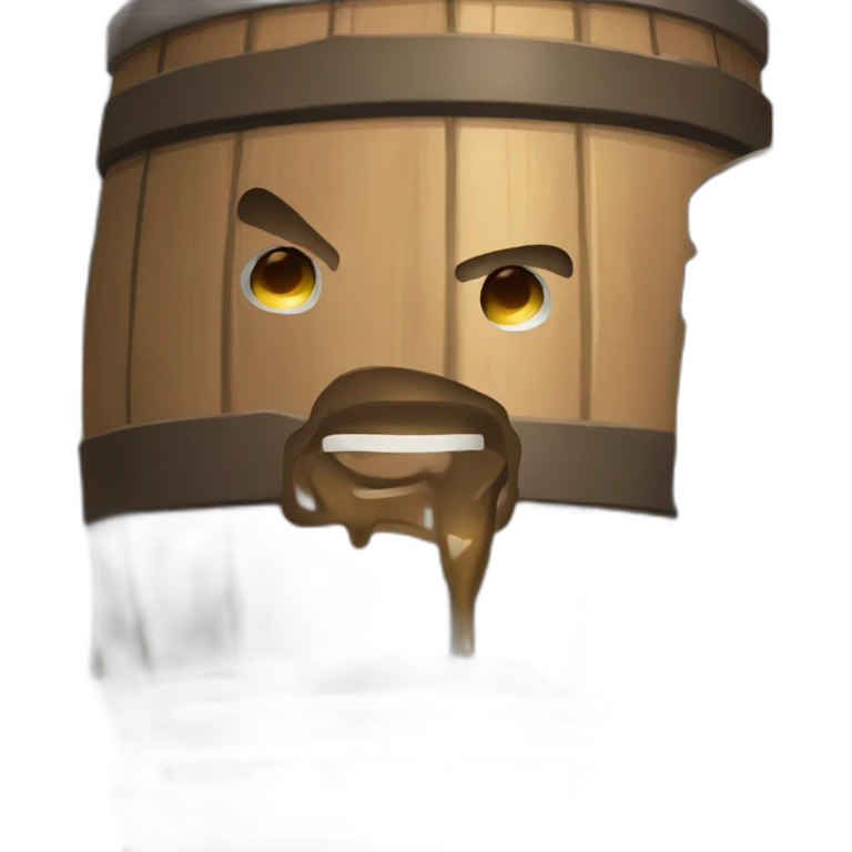 Oil barrel clash royale style emoji