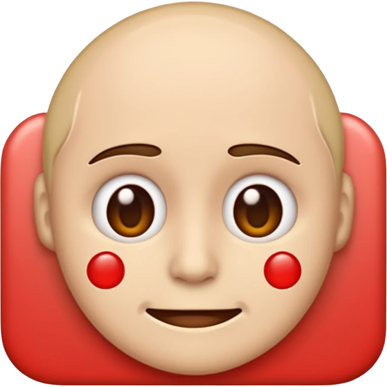 iPhone emoji with text message saying no not smiling and no red dots in dace emoji