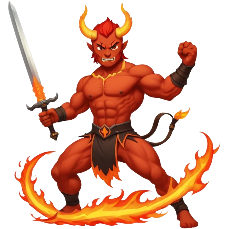 Slay demon emoji