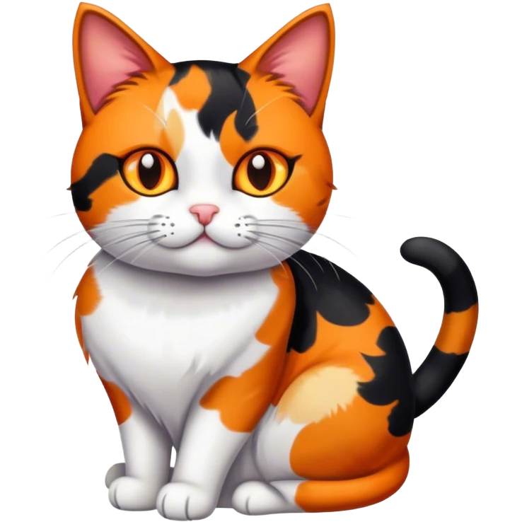 calico cat emoji