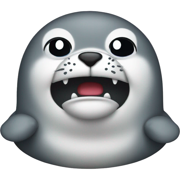 cute angry seal emoji