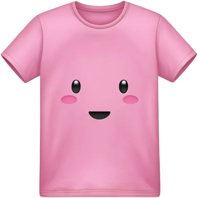 Pink teeshirt emoji