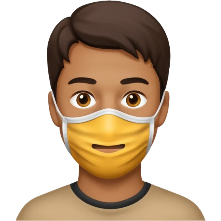 man, facemask emoji