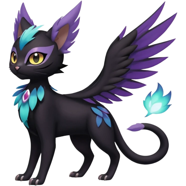 Meloetta-Purrloin-Nargacuga-Pokémon-Fakémon-fusion-hybrid-creature emoji