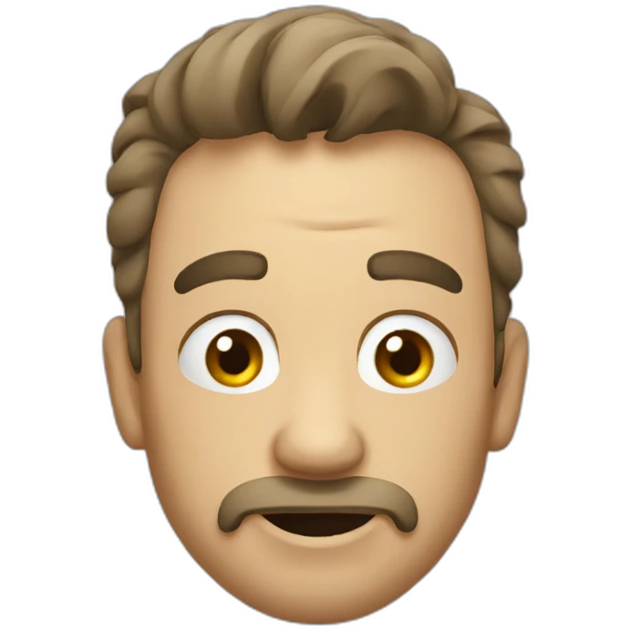 Man drunken emoji