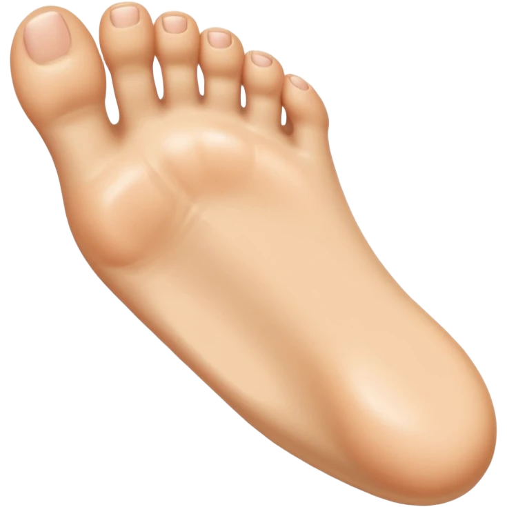 lazy foot emoji