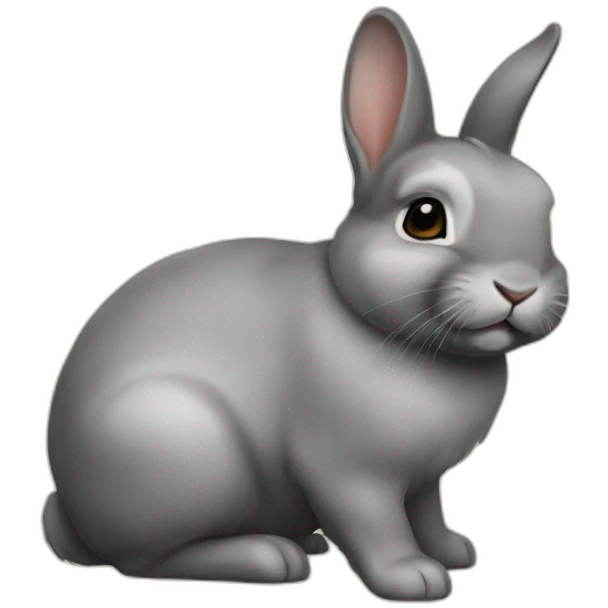 Netherland dwarf bunny emoji