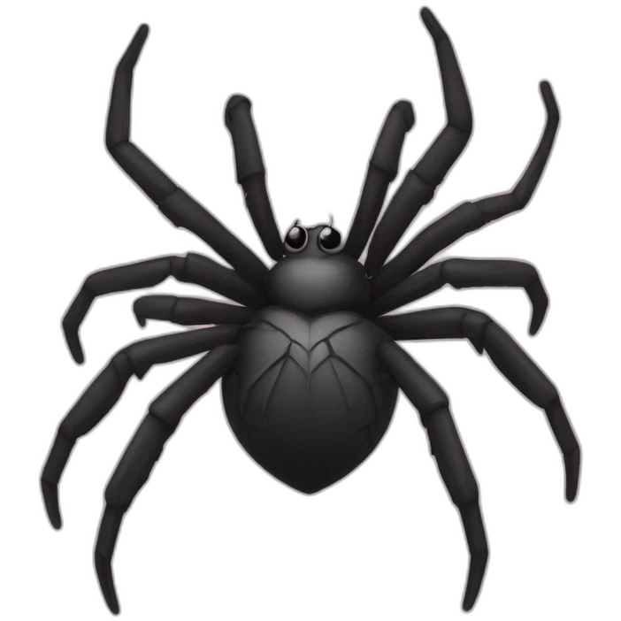 Heart spider emoji