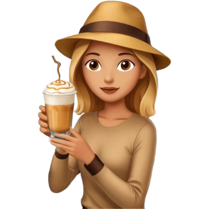 coffe macchiato in balcony  emoji