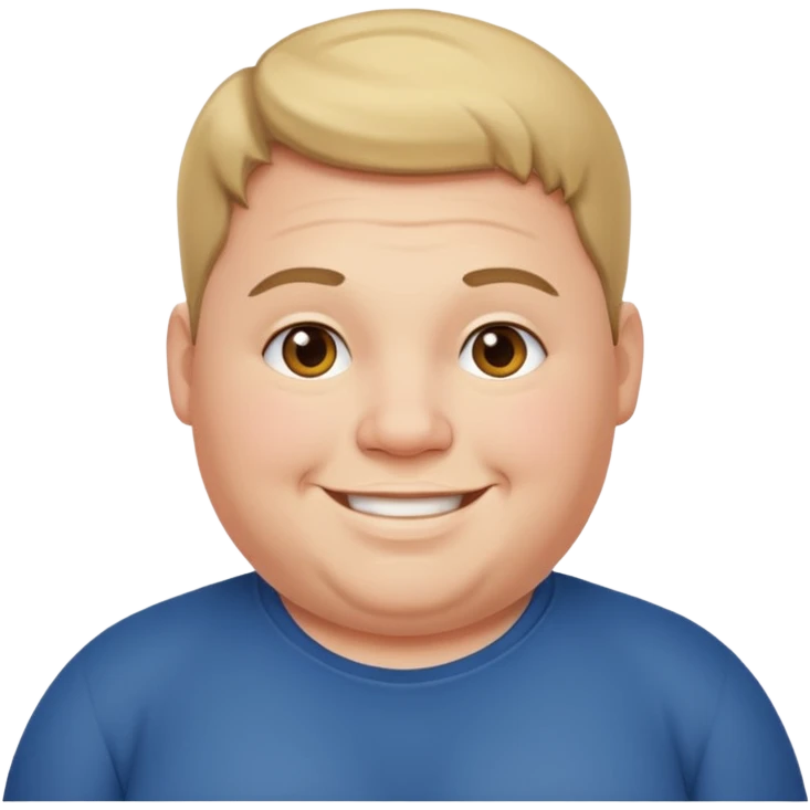 heavy young man emoji