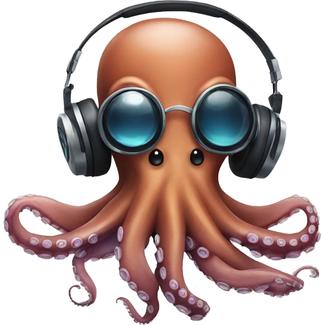 octopus dj emoji
