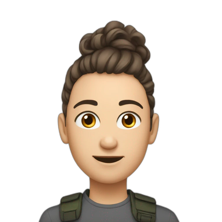 девушка с длинными черными волосами и красивой улыбкой emoji