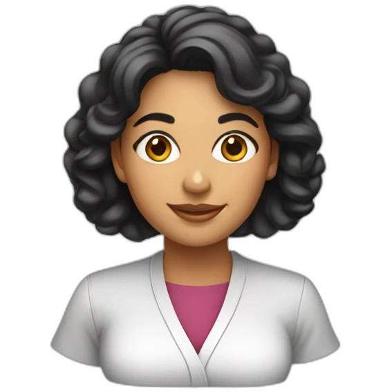 woman latina nutriologist emoji