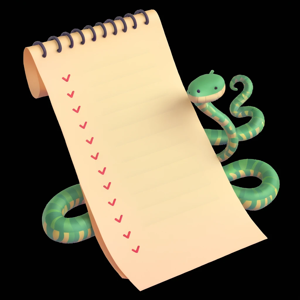 a to-do list paper that is extremely long, curling up and down like a snake, filled with many tiny checkboxes, fading into the distance to look never-ending emoji