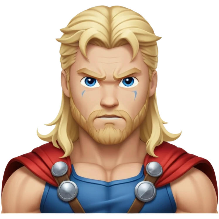 Thor Norse god of thunder with lightning emoji