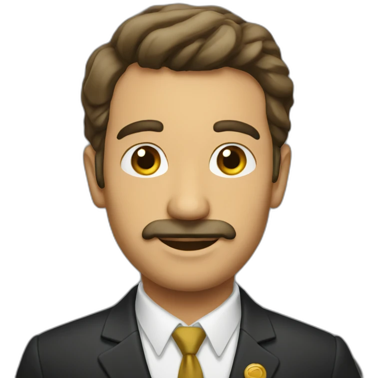 Hombre mayor calvo emoji