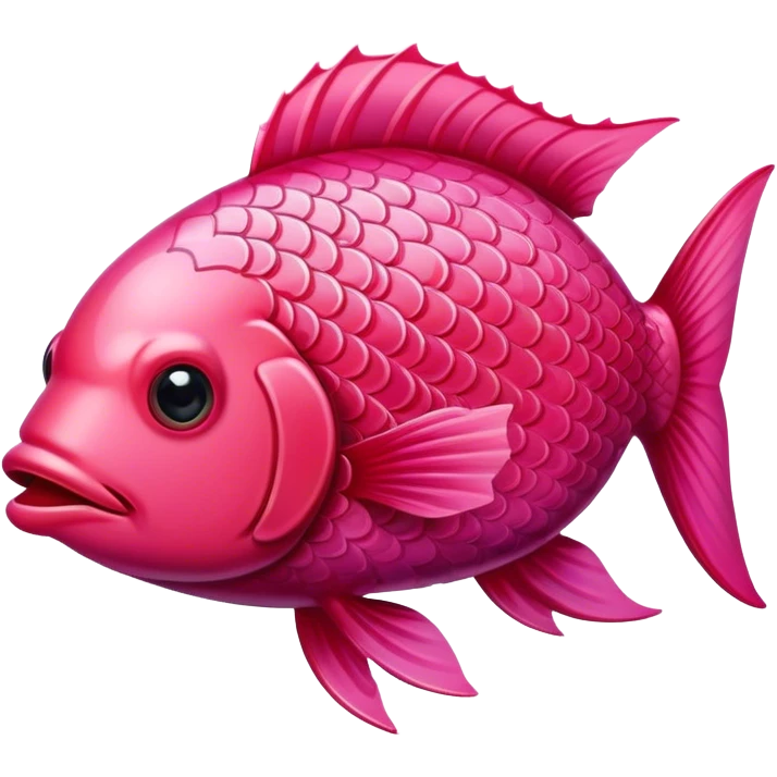 cherry pink-fish emoji