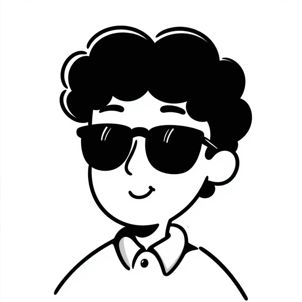 Fashionable sunglasses in pastel colors (dd9fb0, ffc6d3, a3bfc9, c4bee2, f1b091), hand-drawn doodle style emoji