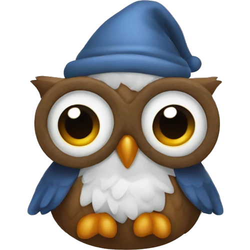 Gufo di natale emoji