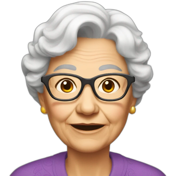 Grand mère emoji