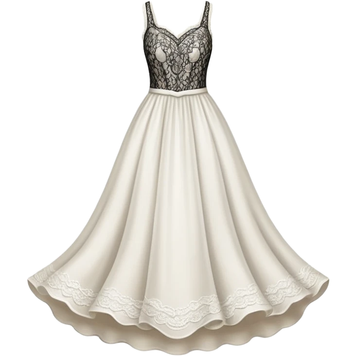 White dress emoji