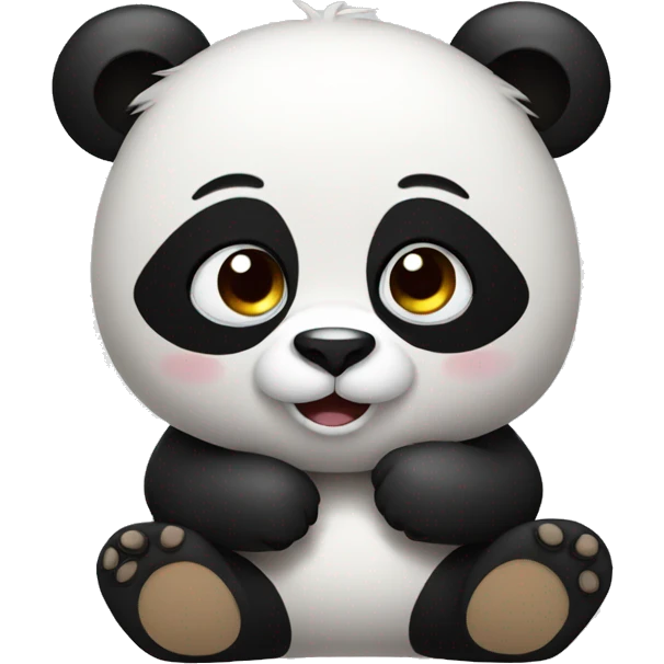 panda drunk  emoji