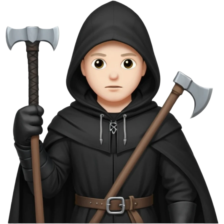 black executioner emoji
