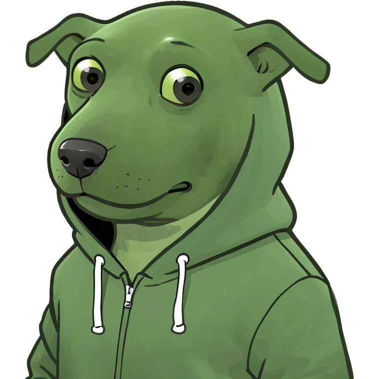 Dog wearing hoodies  emoji