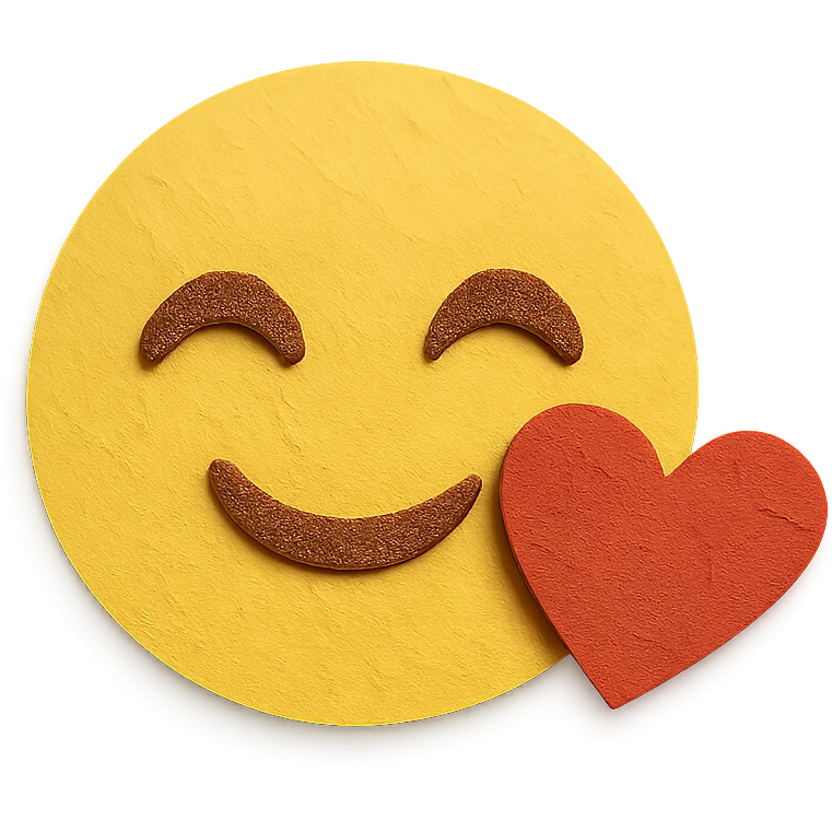 smiling face with heart emoji