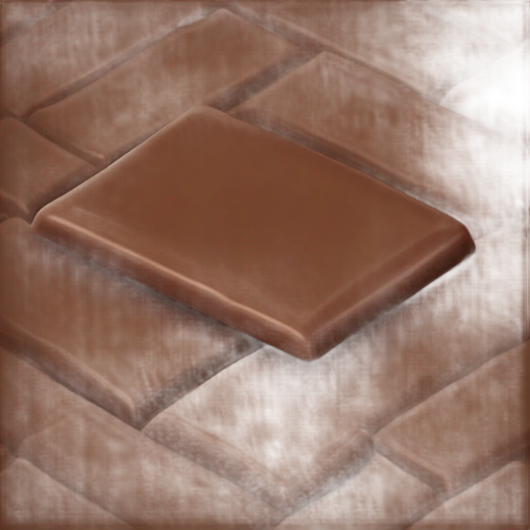 Milk chocolate emoji