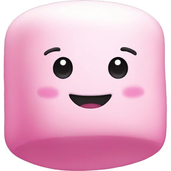 pink marshmallow  emoji