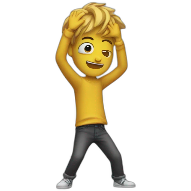 Emoji qui dab emoji
