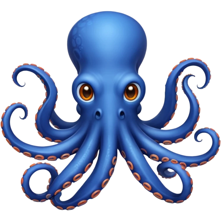 blue octopus emoji