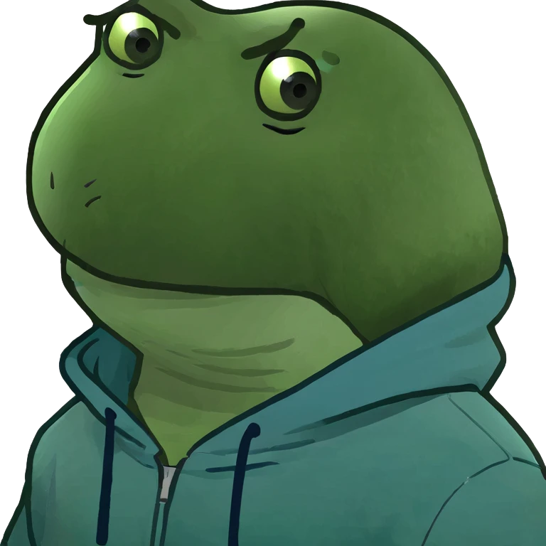 Mr. Beast wearing a blue hoodie with a playful expression emoji